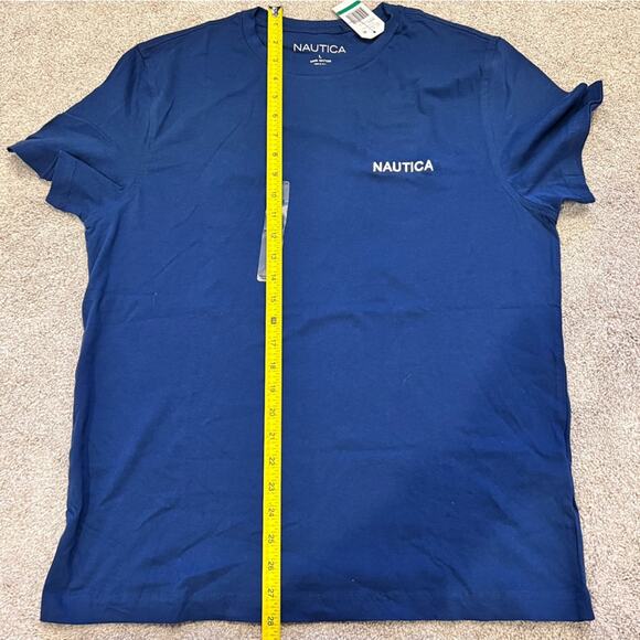 NWT Nautica Men's Short Sleeve Solid Crew Neck T-Shirt Size Large - Picture 8 of 9